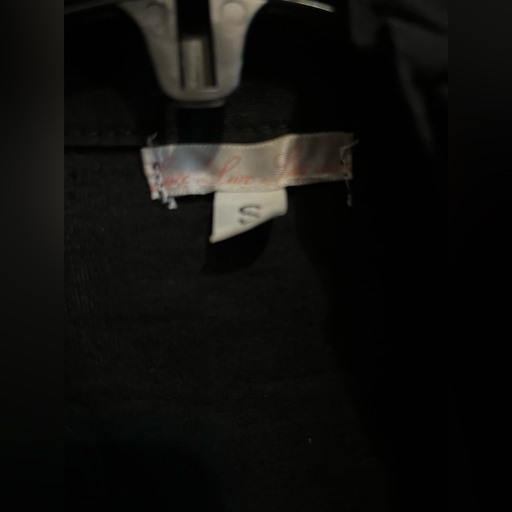 Anthropologie black linen jacket - Picture 3 of 3